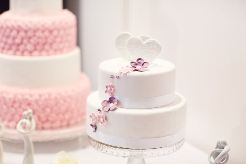Wedding Cake with Roses